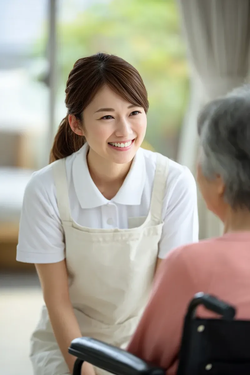 介護スタッフの女性